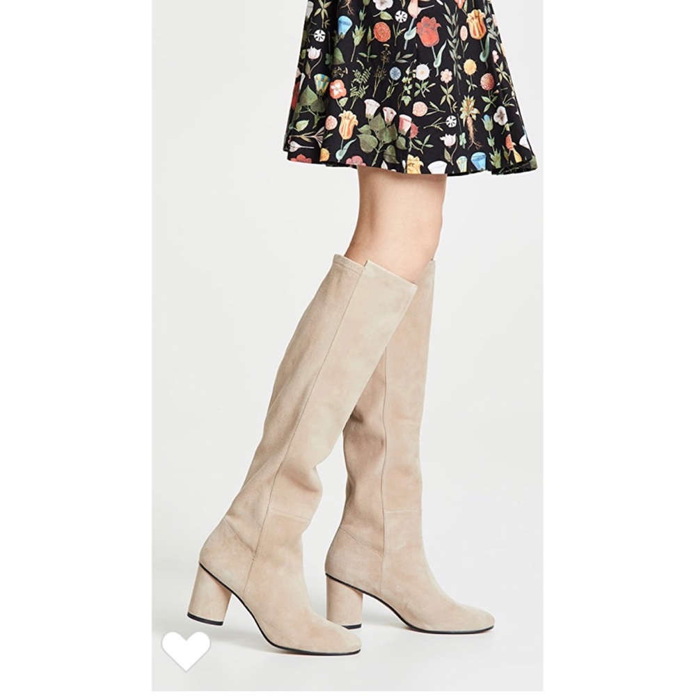 Stuart Weitzman Beige Knee-High Boots